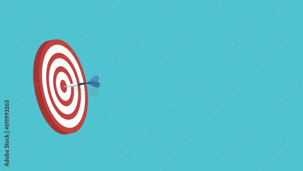 Dart Hitting Center Of Target Dart Hitting Center Of Target