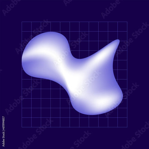 Abstract 3D Gradient Colorful Mesh Vector Background Design