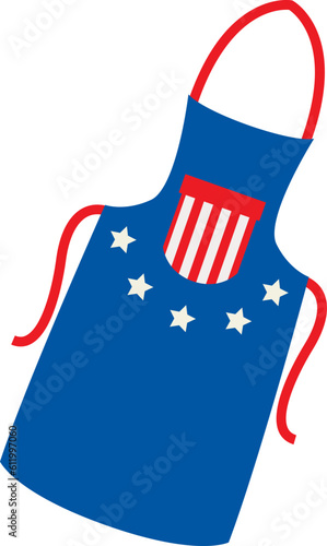 4th of July, Independence Day, Apron