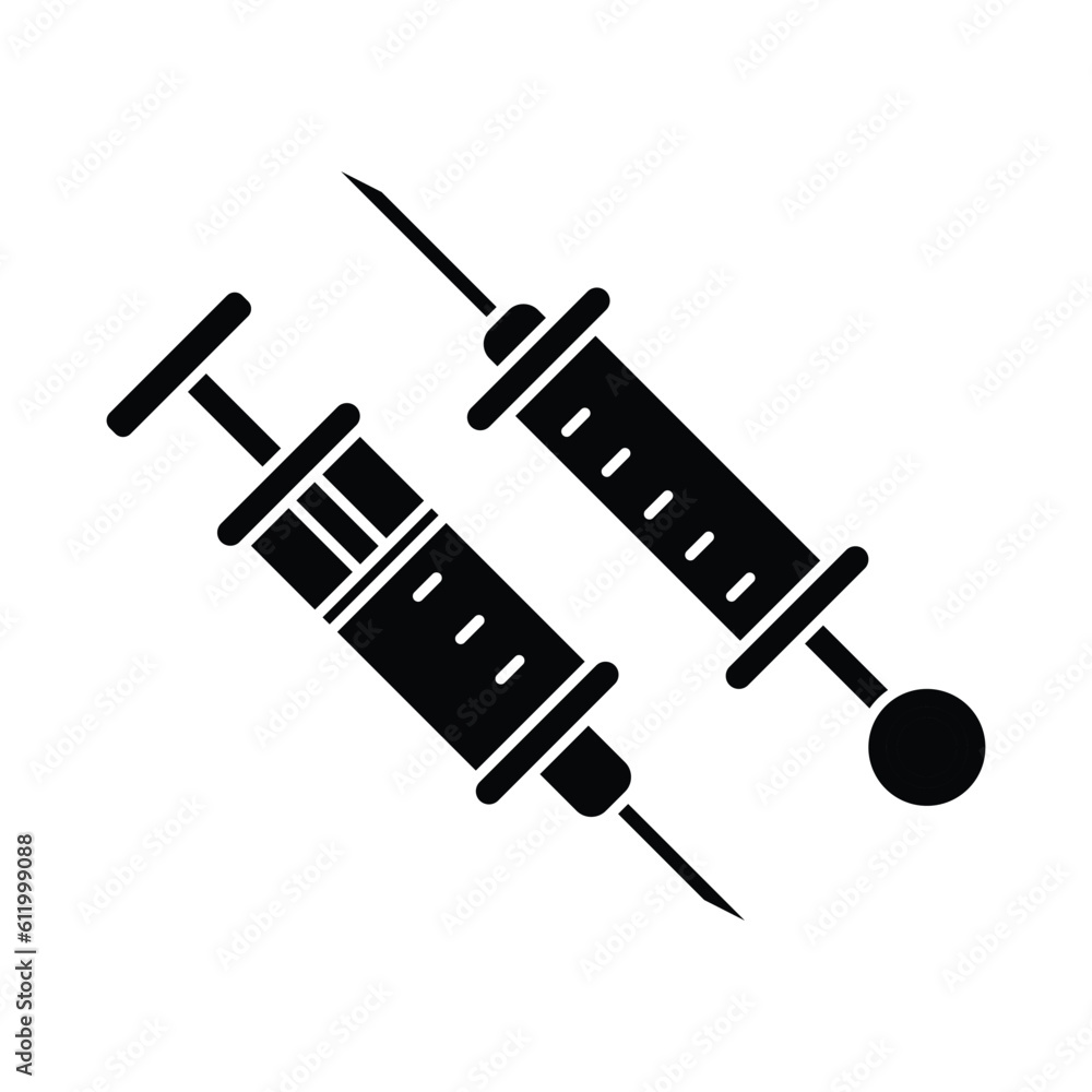 syringe, icon, vector, illustration, design, template, flat, style syringe, icon, vector, illustration, design, template, flat, style