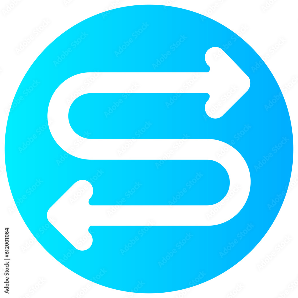 connector arrow round vector icon connector arrow round vector icon
