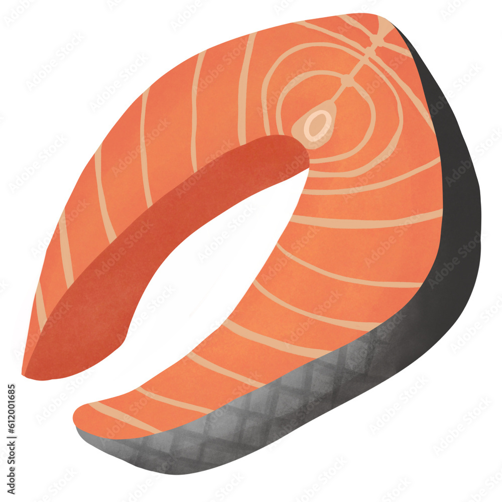 cute salmon slide cartoon for sea food cute salmon slide cartoon for sea food