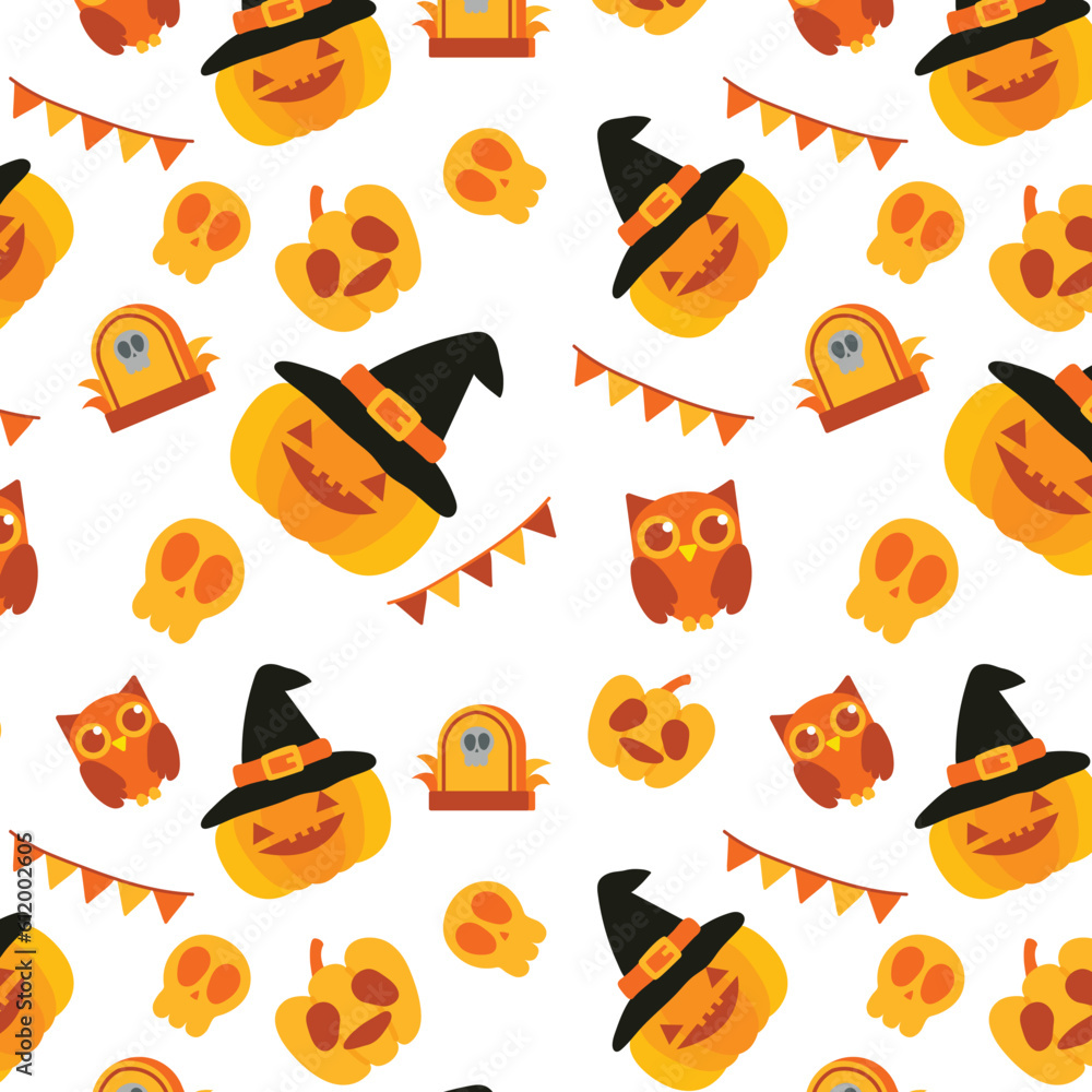 Halloween pattern.