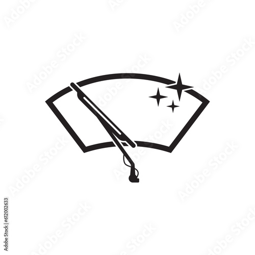 Wiper icon vector illustration symbol design