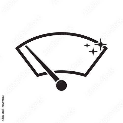 Wiper icon vector illustration symbol design