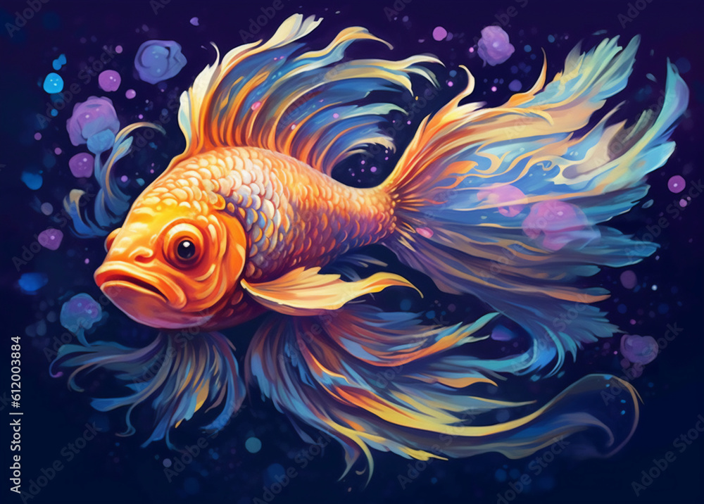 Thai fighting fish in Water Thai fighting fish in Water