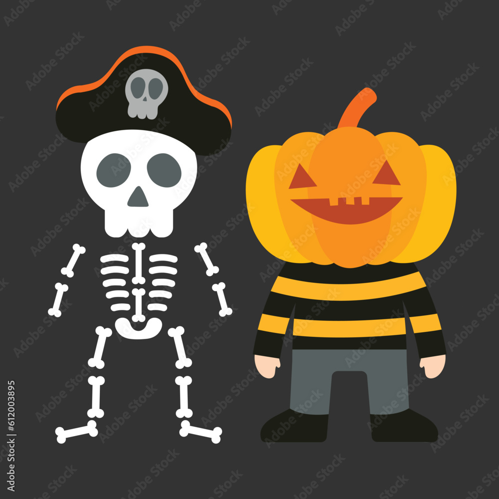 Fototapeta premium Cartoon Halloween.