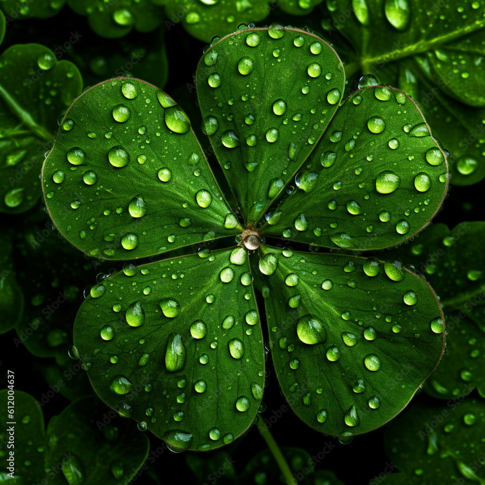 close up of leaf and water drop close up of leaf and water drop