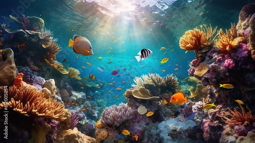 Underwater Coral Sea Life © NasimHC