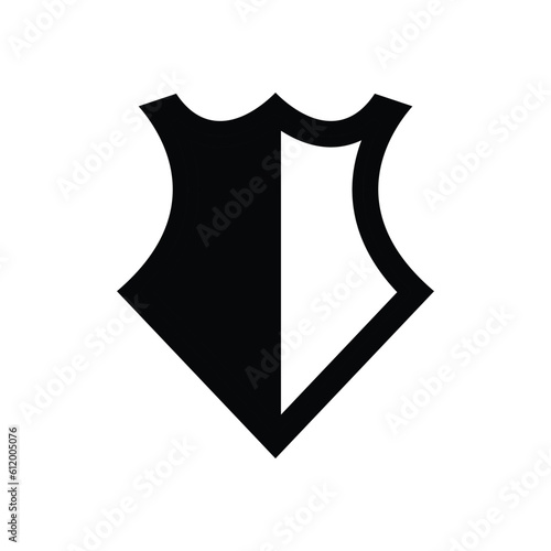 shield, icon, vector, illustration, design, template, flat, style