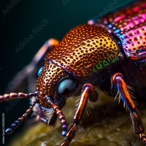 beetle on the wood