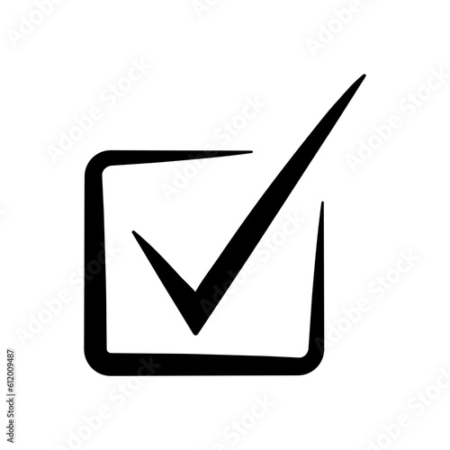 Check mark vector icon. Checklist icon symbol isolated. Check list button icon. Check mark in box sign. Checkmark right vector icon. Checkmark icon for business, office, poster, and web design