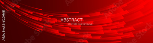 Abstract high speed red lines on dark background. red dynamic for background or banner
