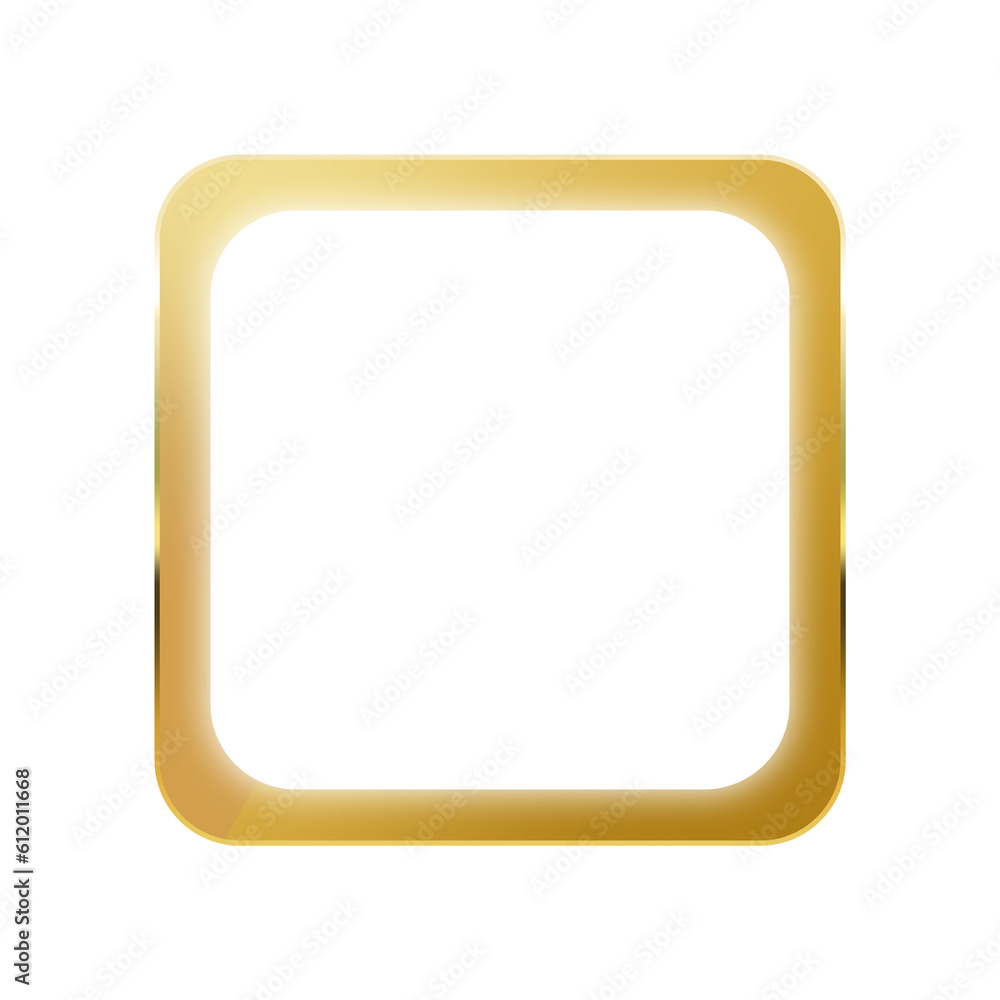 gold frame square light neon gold frame square light neon