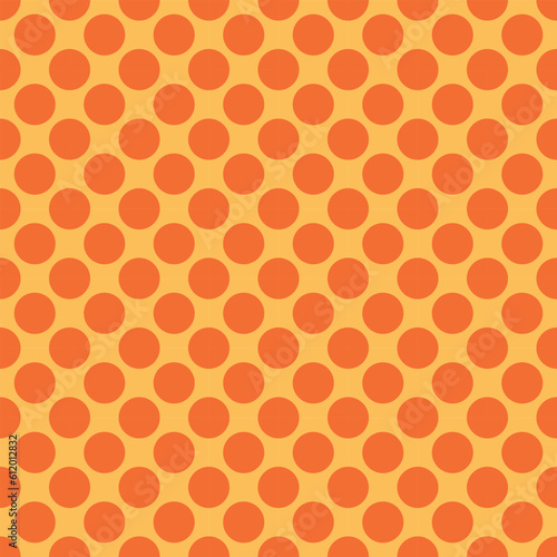 Seamless vector pattern dot circle illustrator balance dot circle cute orange color dot circle orange wallpaper. 