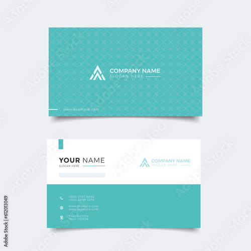 Modern professional business card Premium Vector