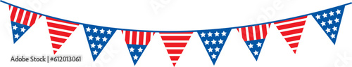 4th of July, independence day, bunting, pennant