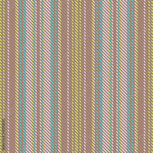 Seamless textile stripe of lines fabric vector with a pattern texture vertical background.