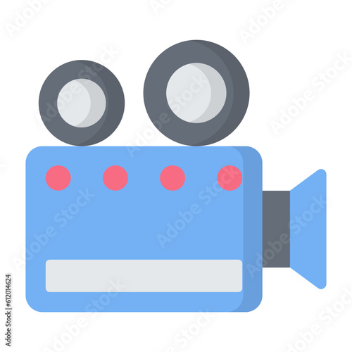 Video Grapher Flat Icon