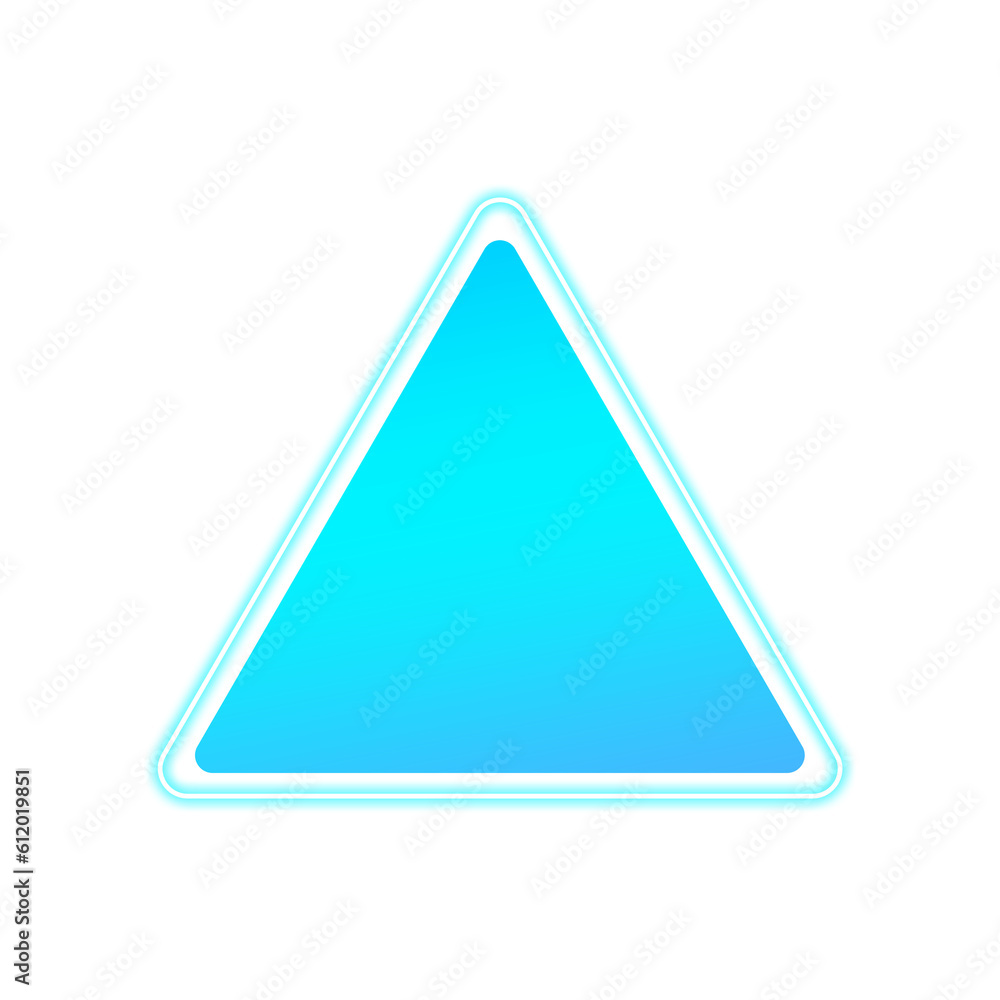 blue banner triangle light line frame neon blue banner triangle light line frame neon