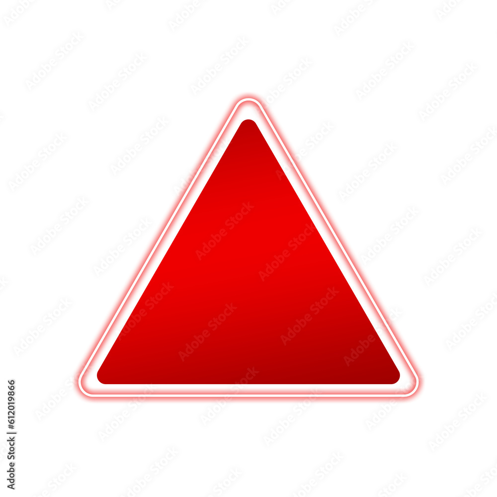 red banner triangle light line frame neon red banner triangle light line frame neon