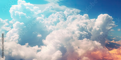 Soft Textured Cloud Close-Up -ai generated
