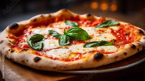 Taste of Italy: Embracing the Authenticity of Pizza Margherita, Generative AI.