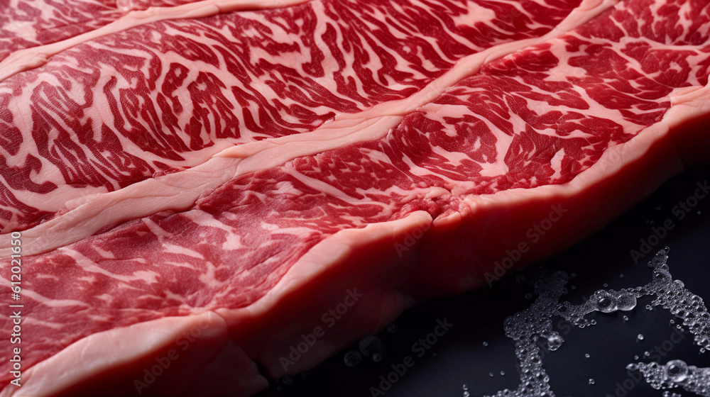 Gourmet Indulgence: Savoring the Exquisite Flavor of Wagyu Beef, Generative AI.