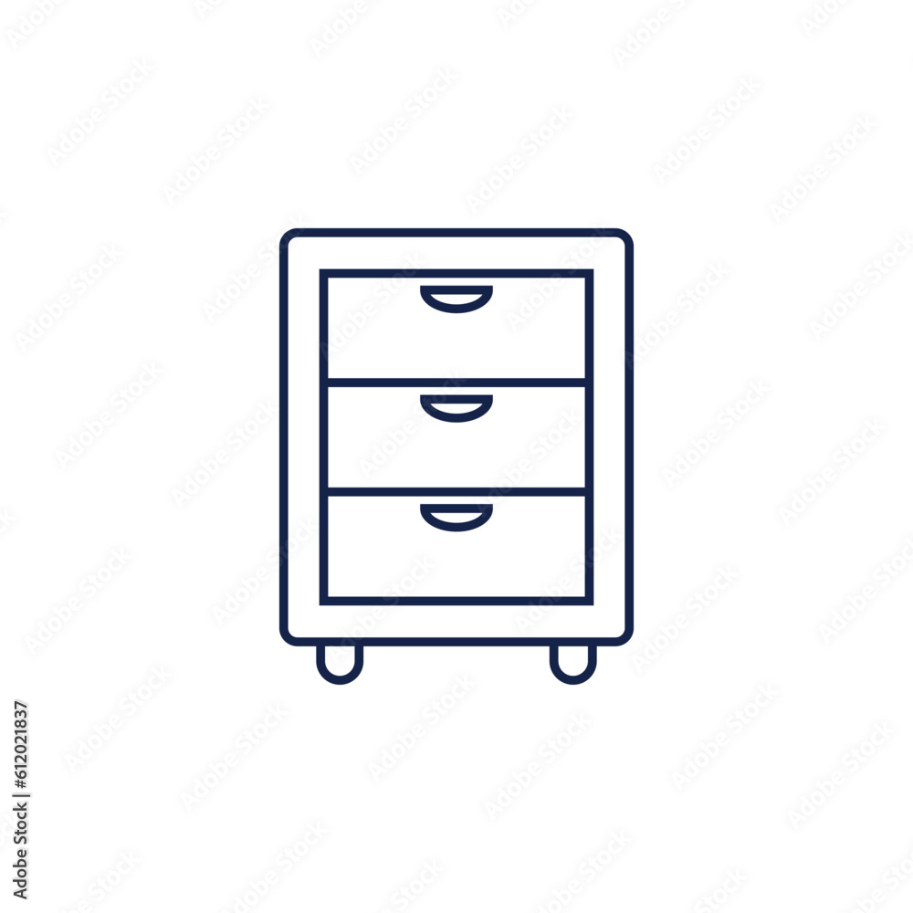 File Cabinet Icon Vector Template File Cabinet Icon Vector Template