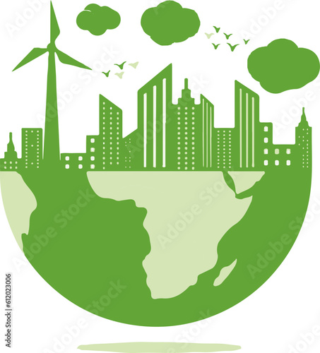 Sustainable World Vector