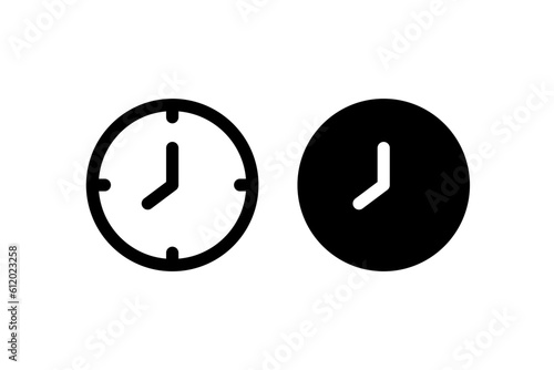 Time Icon. Timer Vector Collection. Clock Vector illustration.