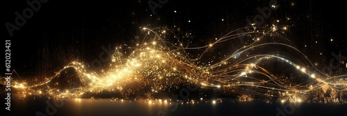 gold particles, background, abstract, glitter, explosion, wallpaper, flow