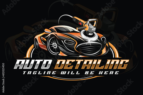 Auto detailing logo car detailing logo car wash logo car clean logo auto wash logo polish logo