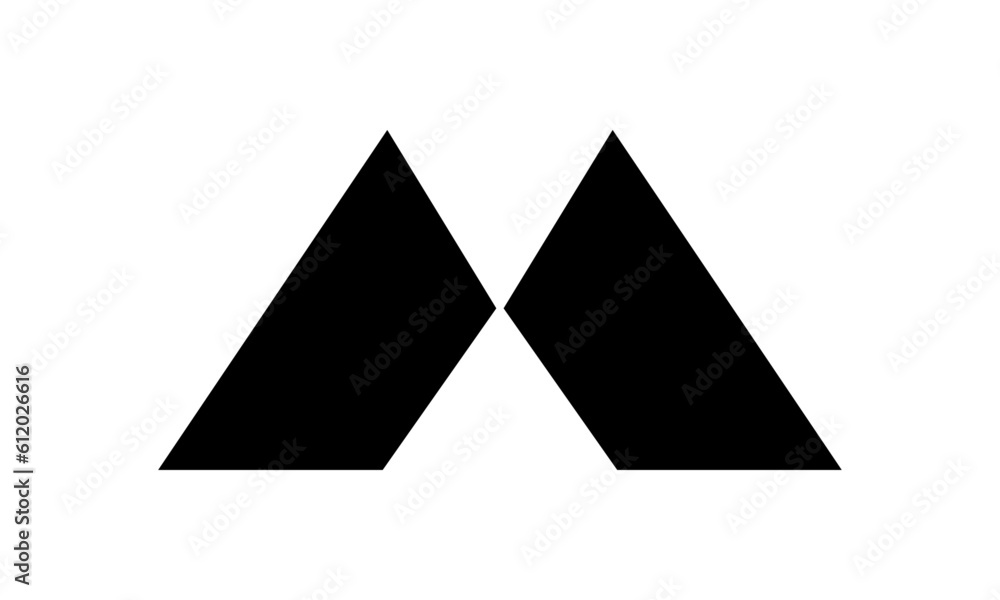 Abstract Initial Letter M Logo Abstract Initial Letter M Logo