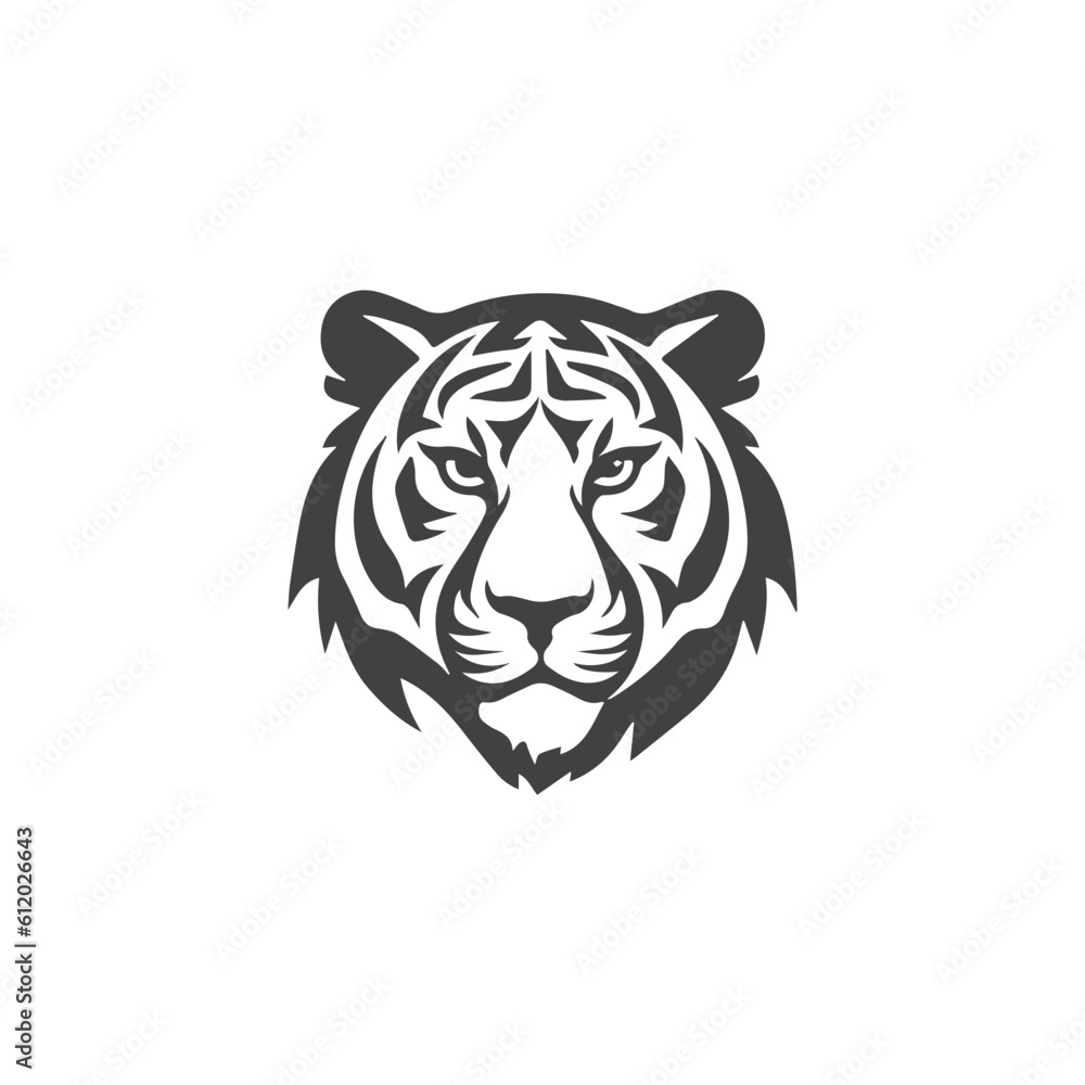 Tiger head vector logo design, icon , illustration Tiger head vector logo design, icon , illustration