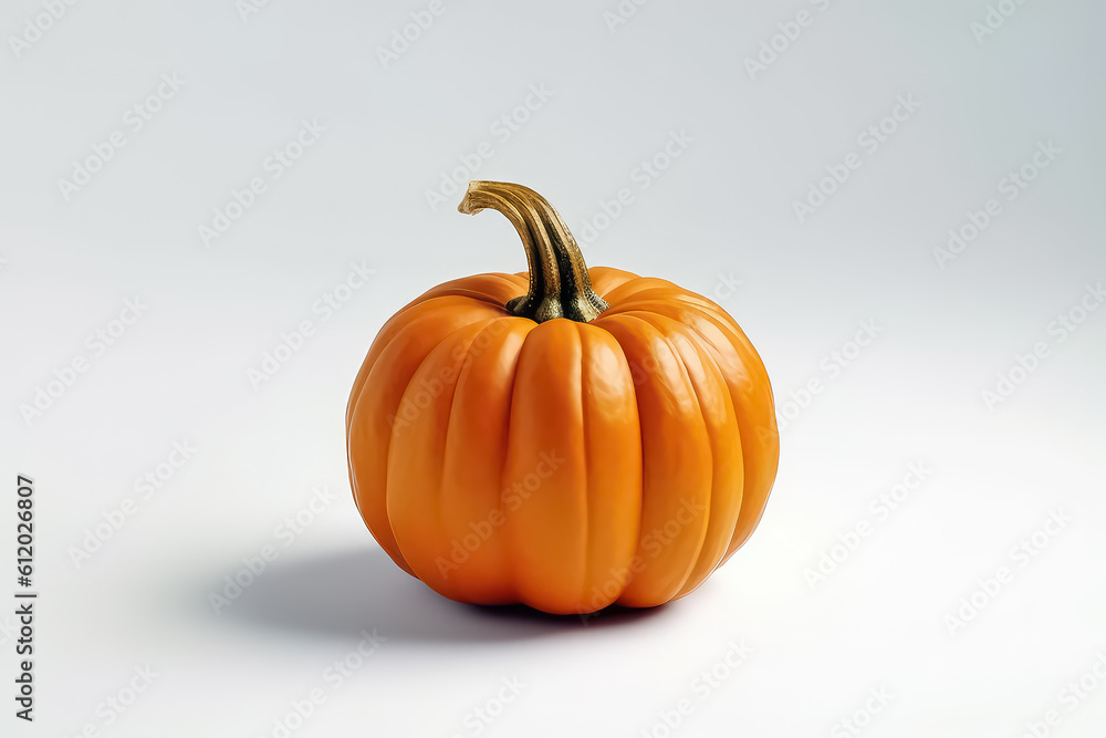 Halloween Pumpkin isolated on white background, AI Halloween Pumpkin isolated on white background, AI
