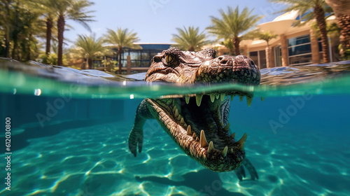 Crocodile Alligator in water