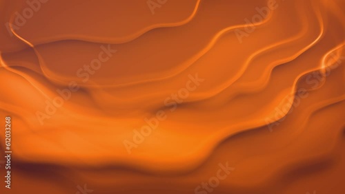 cute bright yellow or orange displaced delicate lines bokeh background - loop video