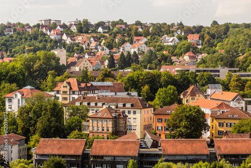 Skyline of Schwabisch Hall, Germany photo