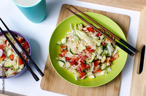 Vegetarian salad for lunch or dinner