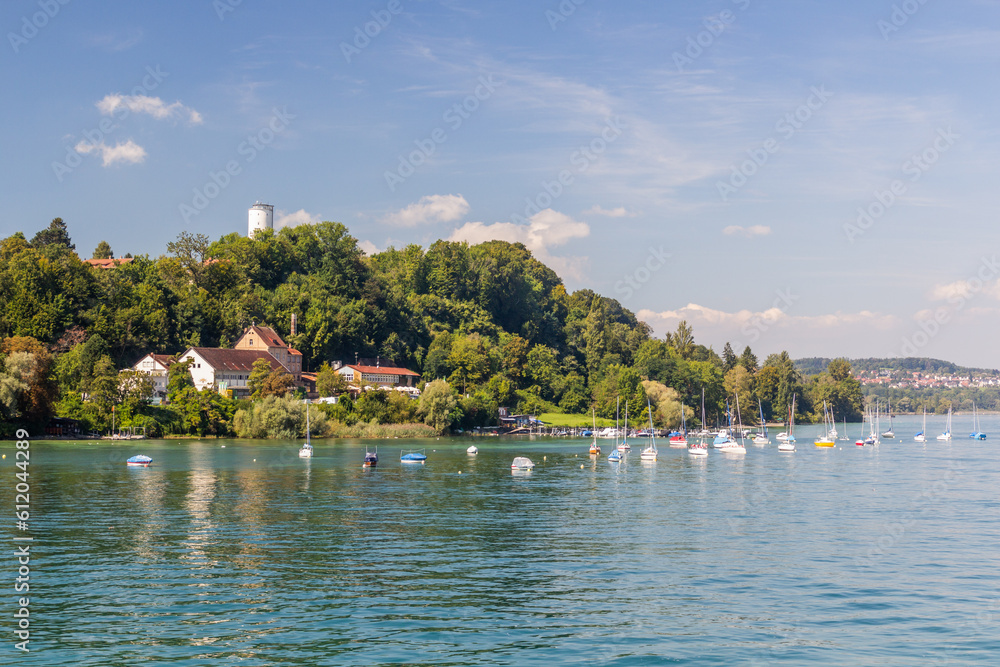 Boats at Lake Constance, Baden-Wurttemberg state, Germany