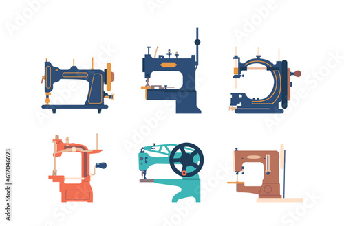 Sewing Machines Mechanical Devices Used For Stitching Fabric Together, Automate The Process With A Needle And Thread