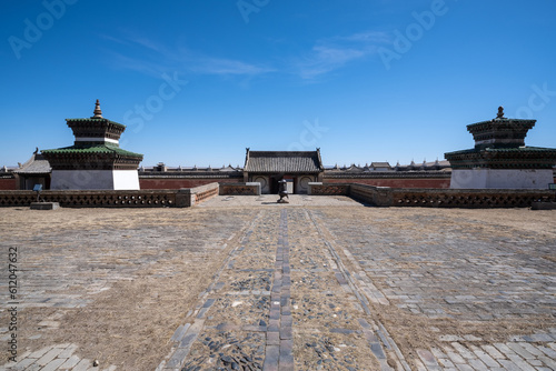 Obraz na plátně Erdene Zuu Monastery, is probably the earliest surviving Buddhist monastery in M