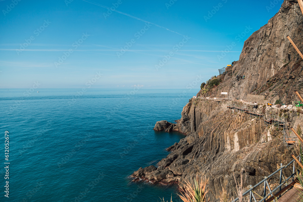 view from the top of the cliff