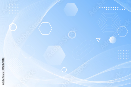 abstract stylish blue wave modern background