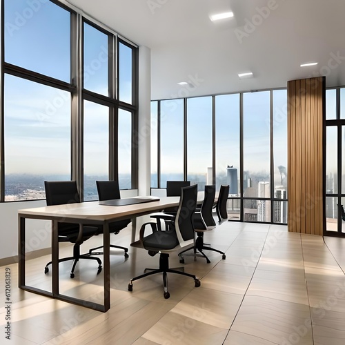 a modern office environment  Generated AI