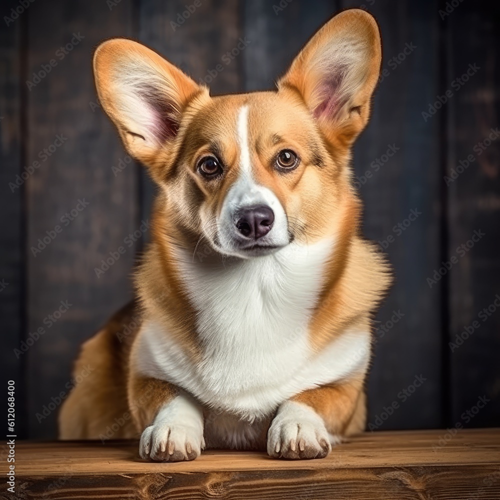Pembroke Welsh Corgi dog cinematic background Pembroke Welsh Corgi dog cinematic background