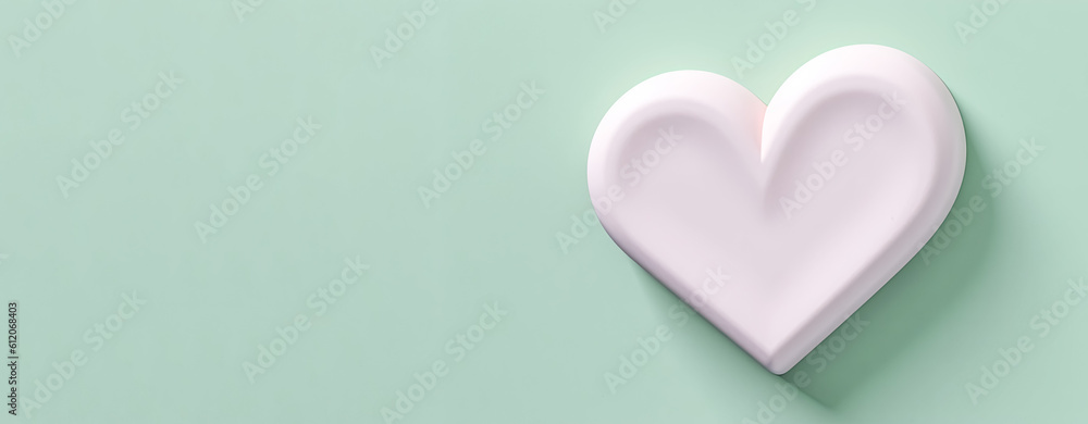 pink heart on a background for valentines day generative ai pink heart on a background for valentines day generative ai