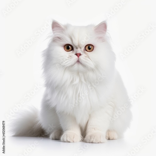 persian cat isolated on white © Stream Skins