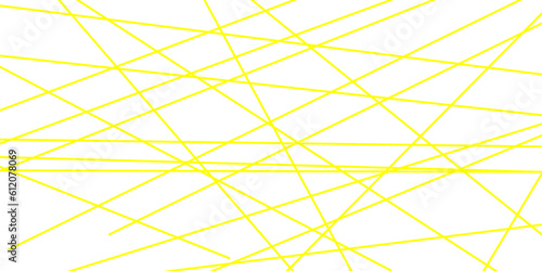 Abstract luxury yellow geometric random chaotic lines with many squares and triangles shape background.	